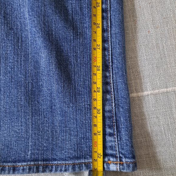 7 For All Mankind Blue Boot Cut Jeans - Picture 4 of 10
